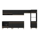 Ver imagem 6 de Armário de Cozinha Modulada Completa 6 Pçs com Balcão para Cooktop Veneza Multimóveis MP2273