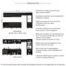 Armário de Cozinha Modulada Completa 6 Pçs com Balcão para Cooktop Veneza Multimóveis MP2273  - 3