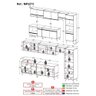 Armário de Cozinha Modulada Completa 6 Pçs com Balcão para Cooktop Veneza Multimóveis MP2273  - 4