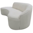 Ver imagem 6 de Sofá Curvo 2 Lugares 150cm Eron Braço Esquerdo Bouclé Off White - Nexta Casa