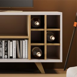 Rack para TV até 55 Polegadas com Adega Triunfo JCM Móveis - 4 Rack para TV até 55 Polegadas com Adega Triunfo JCM Móveis - 4