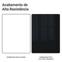 Ver mais imagens de Balcão Porta-Temperos 20 cm 1 Porta (sem Tampo) Branco/Preto Lux Madesa