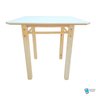 Conjunto de Mesa com 2 Cadeiras Colorida Infantil de Madeira Maciça Resistente - 2