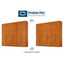 Ver imagem 3 de Guarda Roupa 6 Portas (2 Ripadas) e 6 Gavetas Atenas Cinamomo-off White - Conquista
