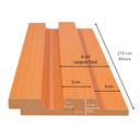 Ver imagem 6 de Painel Ripado 6cm X 15mm X 2,70m Mdf Casablanca