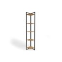 Ver imagem 1 de Prateleira Decorativa Sala Estar Industrial LI022 Canela/Preto - Kappesberg