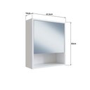 Ver imagem 5 de Armário para Banheiro com Porta e Espelho Slim Nova Móbile Branco