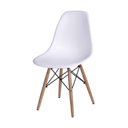 Ver imagem 6 de Conjunto Mesa Tampo em Vidro com 4 Cadeiras Eames Dkr Branco