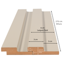 Ver imagem 6 de Painel Ripado 6cm X 15mm X 2,70m Mdf Casablanca