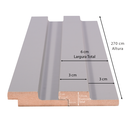 Ver imagem 6 de Painel Ripado 6cm X 15mm X 2,70m Mdf Casablanca