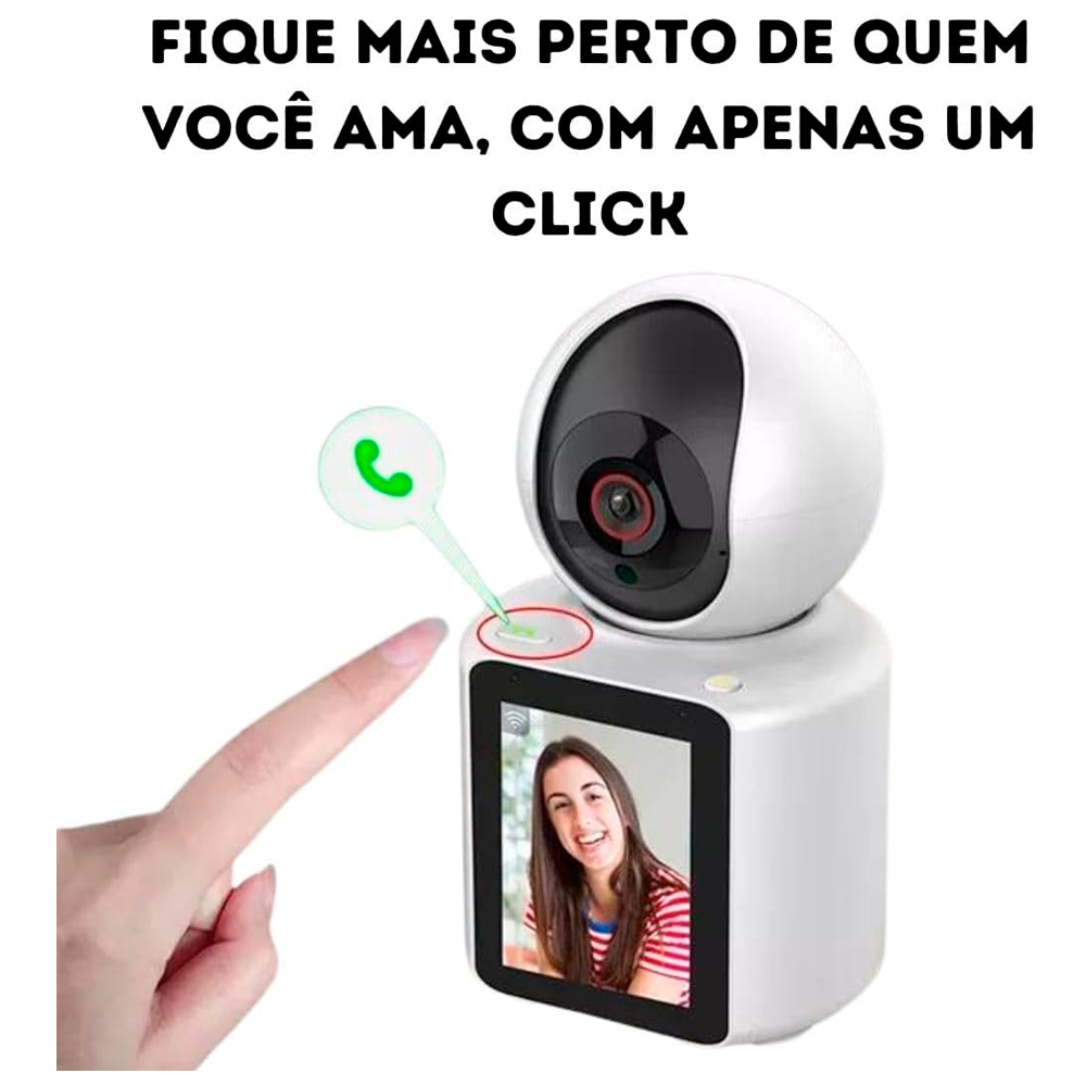 Câmera Segurança Interna Wifi Idosos e Crianças - 2