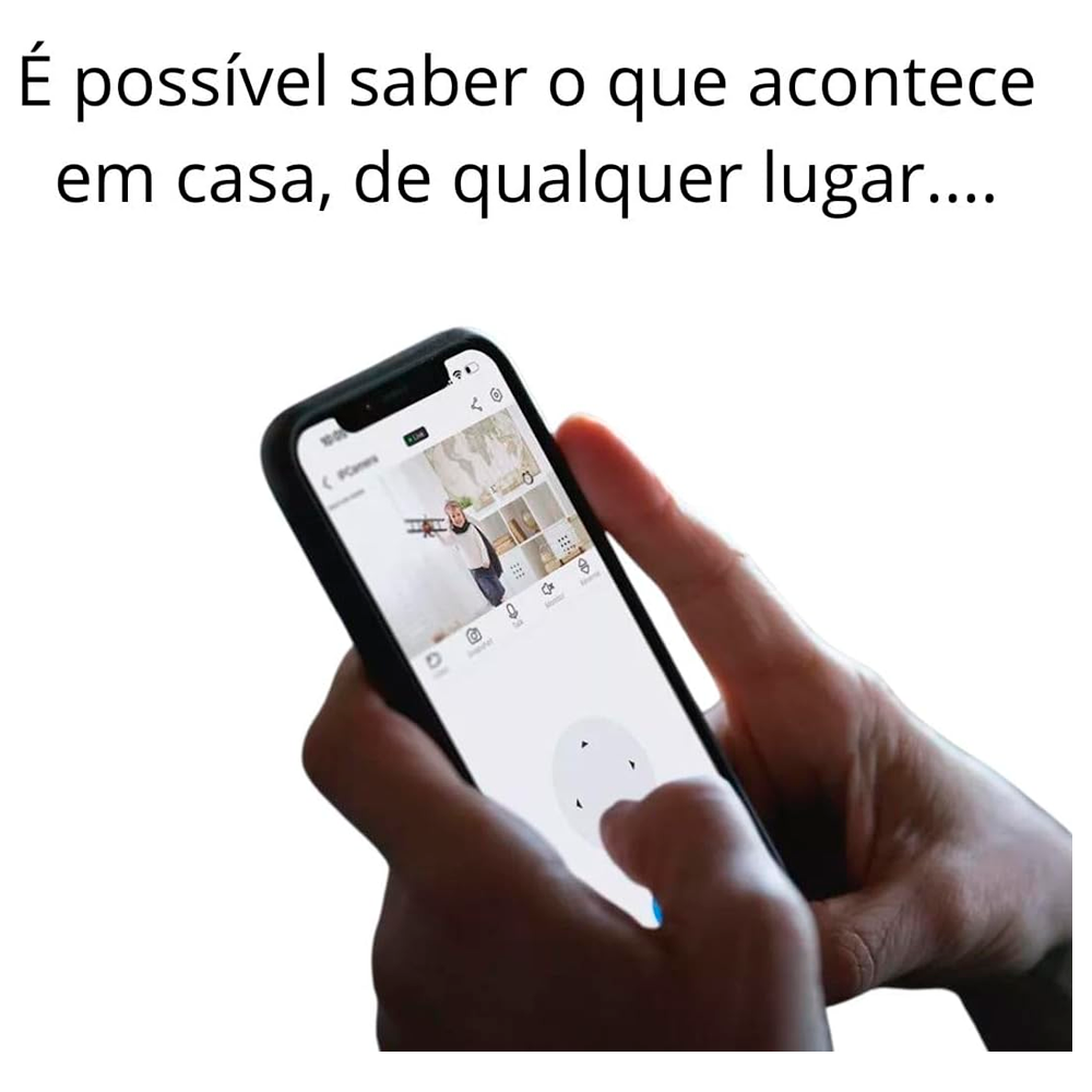 Câmera Segurança Interna Wifi Idosos e Crianças - 5