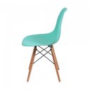 Ver imagem 4 de Conjunto de Sala de Jantar Mesa com Tampo de Vidro com 4 Cadeiras Eames