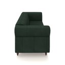 Ver imagem 6 de Sofá Living Sala de Estar Stanford Chesterfield 2 Lugares 220cm Pés de Madeira Couro Verde G58 - Gra