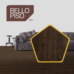 Piso Vinilico em Manta 0,7mm x 2,70m (Rolo de 54m²) Bello Piso  - 3