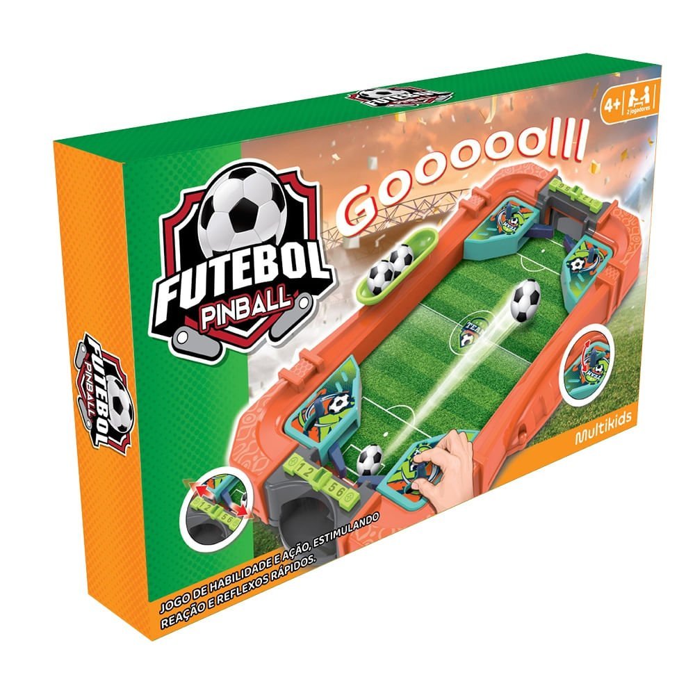 Jogo Futebol Pinball Multikids - Br2013 Br2013