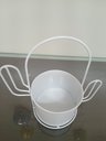 Ver imagem 5 de Garden Cachepô 23x24x13cm Metal Branco Cacto