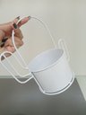 Ver imagem 2 de Garden Cachepô 23x24x13cm Metal Branco Cacto