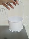Ver imagem 4 de Garden Cachepô 23x24x13cm Metal Branco Cacto