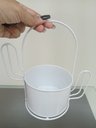 Ver imagem 3 de Garden Cachepô 23x24x13cm Metal Branco Cacto