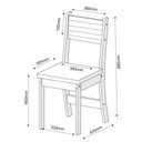 Ver imagem 4 de Conjunto para Sala de Jantar com 4 Cadeiras Cloe