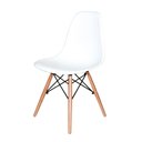 Ver imagem 2 de Cadeira Eames Eiffel Pés de Madeira Escritório Sala Cozinha Cor: Branco