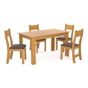 Ver imagem 2 de Conjunto para Sala de Jantar com 4 Cadeiras Cloe