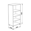 Ver imagem 3 de Conjunto 2 Estantes Multiuso ES300 