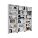 Ver imagem 2 de Estante de Livros 171CMX182CM Kit 3 Estantes LV200 Branco