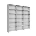 Ver imagem 3 de Estante de Livros 171CMX182CM Kit 3 Estantes LV200 Branco