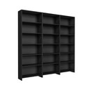 Ver imagem 3 de Estante de Livros 171CMX182CM Kit 3 Estantes LV200 Preto