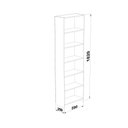 Ver imagem 3 de Estante de Livros 114CMX182CM Kit 2 Estantes LV200 Branco