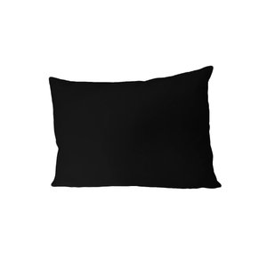 Almofada de Encosto para Sofá Decorativa 80x60cm 1 unidade - Preto