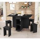 Ver imagem 1 de Mesa Vila Serena Dobrável com Banquetas Preto