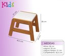Ver imagem 3 de Kit Cama Montessori Infantil com Colchão e Mesinha com Banco de Estudo