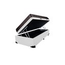 Ver imagem 4 de Cama Box Baú Solteiro Colchão Gold Espuma D33 Acolchões + Box Sintético 55x88x188 Cor:Branco
