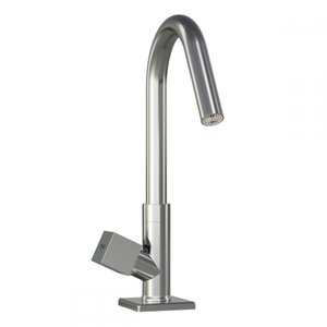 Torneira Banheiro Lavatório Metal Quadrada Cromada