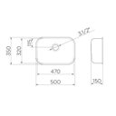 Ver imagem 2 de Cuba de Embutir 47x32x15 Inox Alto Brilho Invicta Docol