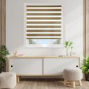 Ver imagem 2 de Persiana Zebra Double Vision 1,60x1,60 Premium - Caramelo
