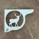 Ver imagem 5 de Mão Francesa Ornamentada 20cm Cervo Veado Branco em Aço para Prateleira Zarg