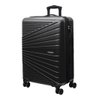 Mala de Bordo 10kg Viagem Pequena Preto Expansível 360° Abs American Tourister Recife Cadeado Tsa Sa - 5