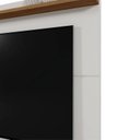 Ver mais imagens de Painel Suspenso para TV até 70 Polegadas MDF 181cmx166cm Morretes Bege Off White/Amêndoa