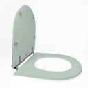 Ver imagem 2 de Assento Sanitário Poliéster para Louça Calypso (incepa) Aço (reb. Oculto) Verde Água