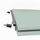 Ver imagem 4 de Assento Sanitário Poliéster para Louça Calypso (incepa) Aço (reb. Oculto) Verde Água