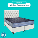 Ver imagem 4 de Kit Cabeceira + Cama Box + Colchão Queen Molas Ensacadas Petrus Paropas