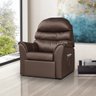 Poltrona do Papai Retrátil e Reclinável - Corino Marrom - 1