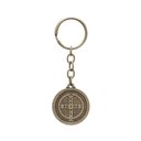 Ver imagem 1 de Chaveiro Medalha de São Bento Ouro Velho