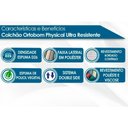 Ver imagem 3 de Conjunto Box Baú Solteiro: Colchão Molas Ortobom D26 Physical Ultra Resistente + Base Crc Suede