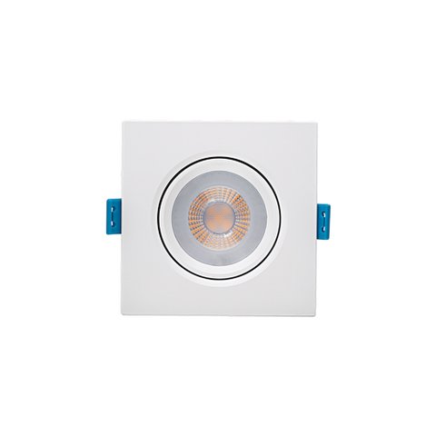 Spot de Led Embutir Stella Easy Mr16 Quadrado 4,5w Bivolt Branco 4000k Luz Neutra