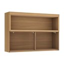 Ver imagem 5 de Armário Aéreo de Cozinha Modulado com Nicho Marquesa 120cm 1 Porta Basculante MDF Marrom Nesher